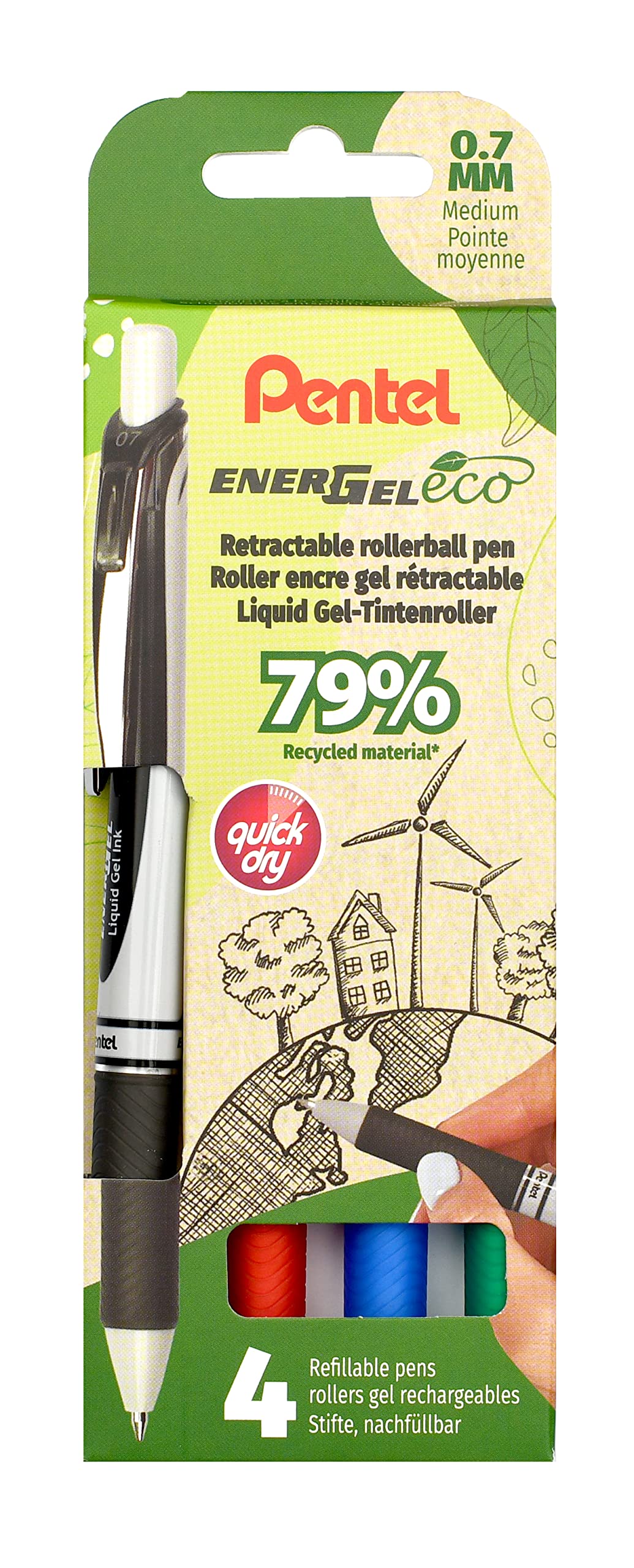pentel-energel-eco-bl77e-gelroller-gr-n-0-35-mm image 8