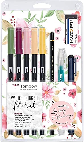 tombow-watercoloring-set-floral-wcs-fl-9-teilig-mit-abt-dual-brush-pens image 3