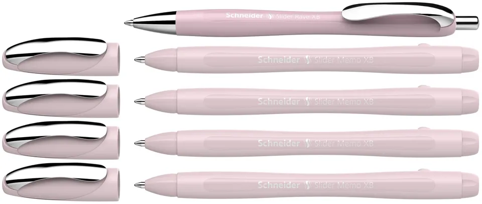 schneider-slider-memo-xb-slider-rave-xb-kugelschreiber-blau-set-4-1-pearl image 1