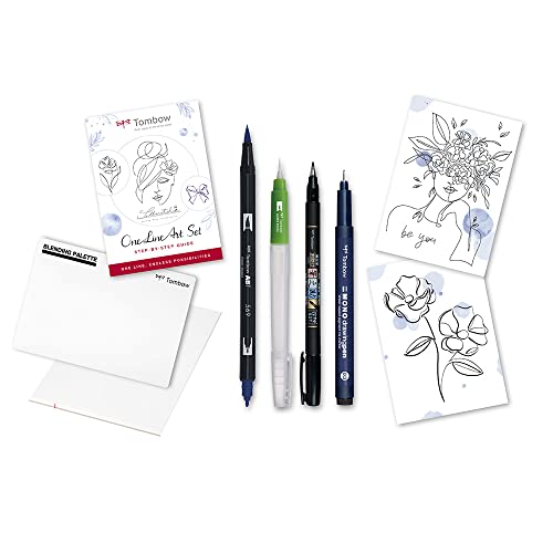 tombow-one-line-art-set-6-teilig-schwarz-mit-anleitung image 8