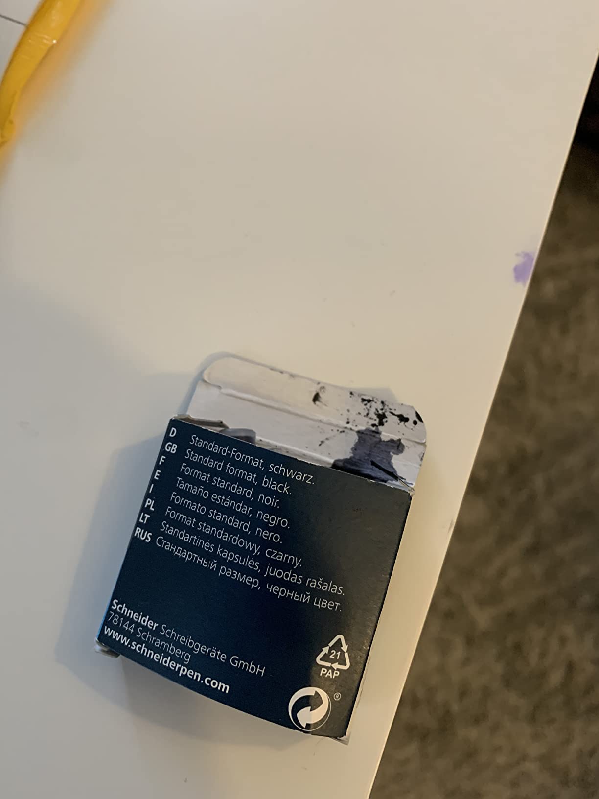 Passen perfekt und klecksen nicht