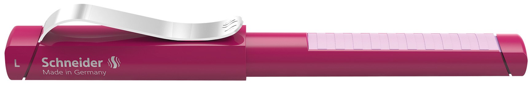schneider-base-f-ller-f-r-linksh-nder-rubinrot-mit-edelstahlfeder image 1