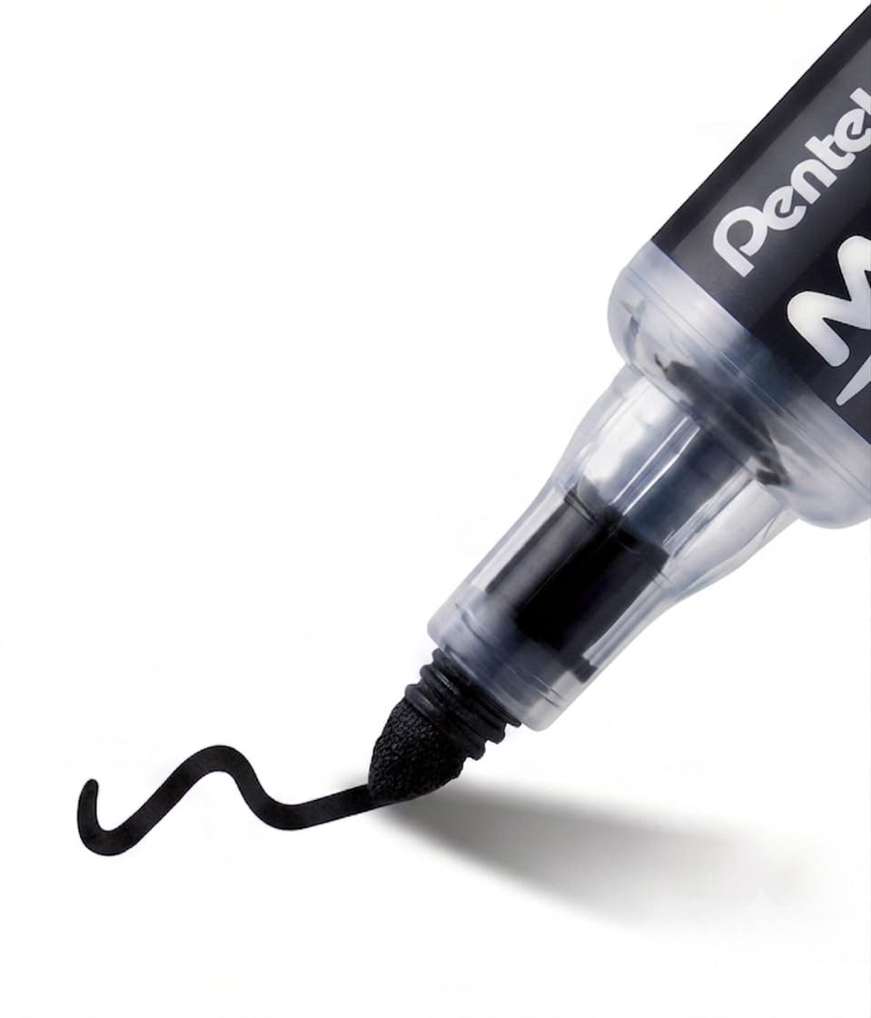 pentel-maxiflo-flex-feel-whiteboard-marker-mwl5sbf-ax-schwarz image 2