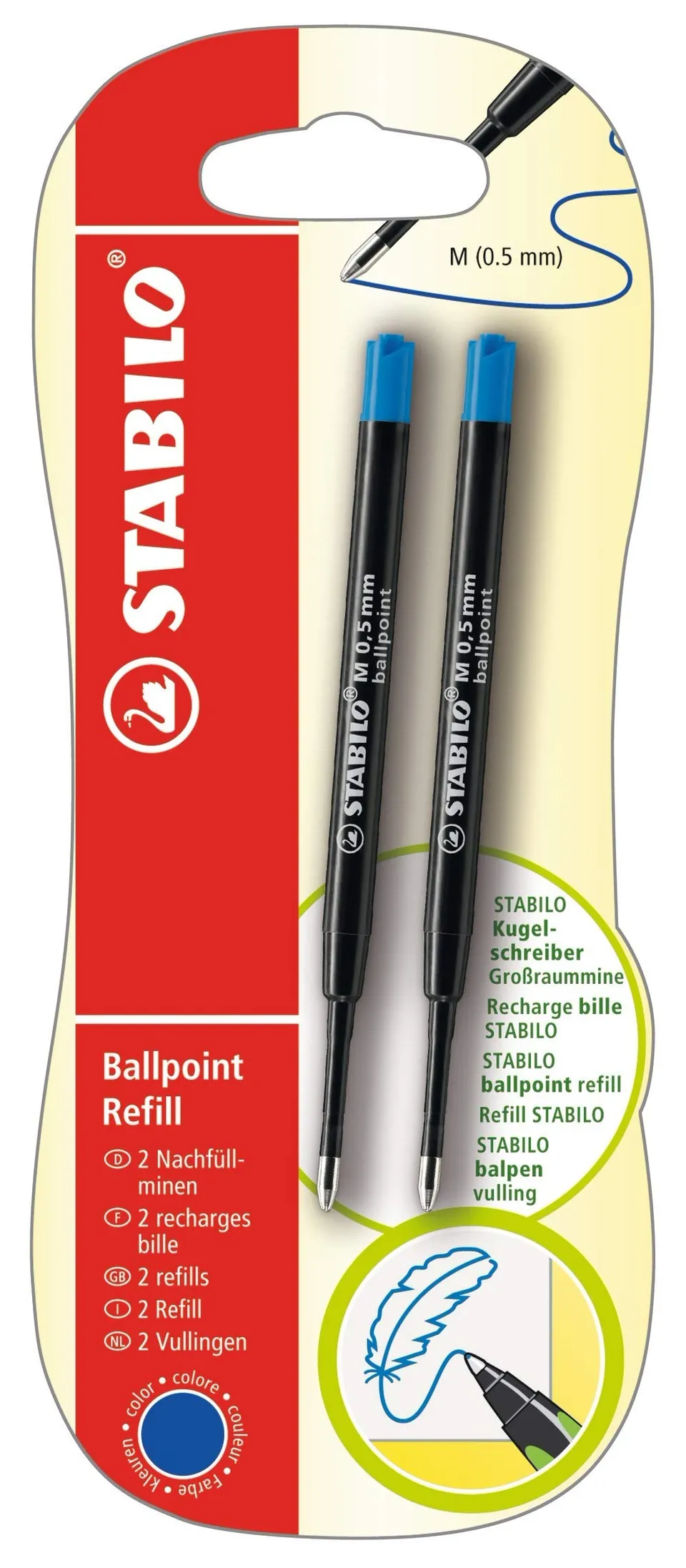 stabilo-ballpoint-refill-kugelschreibermine-0-5-mm image 1