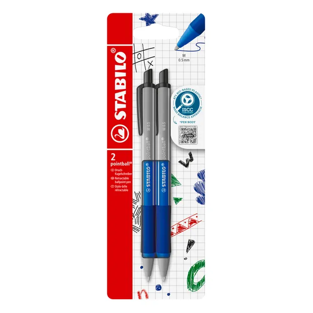 stabilo-pointball-colorful-druck-kugelschreiber-0-5-mm-nachf-llbar image 1