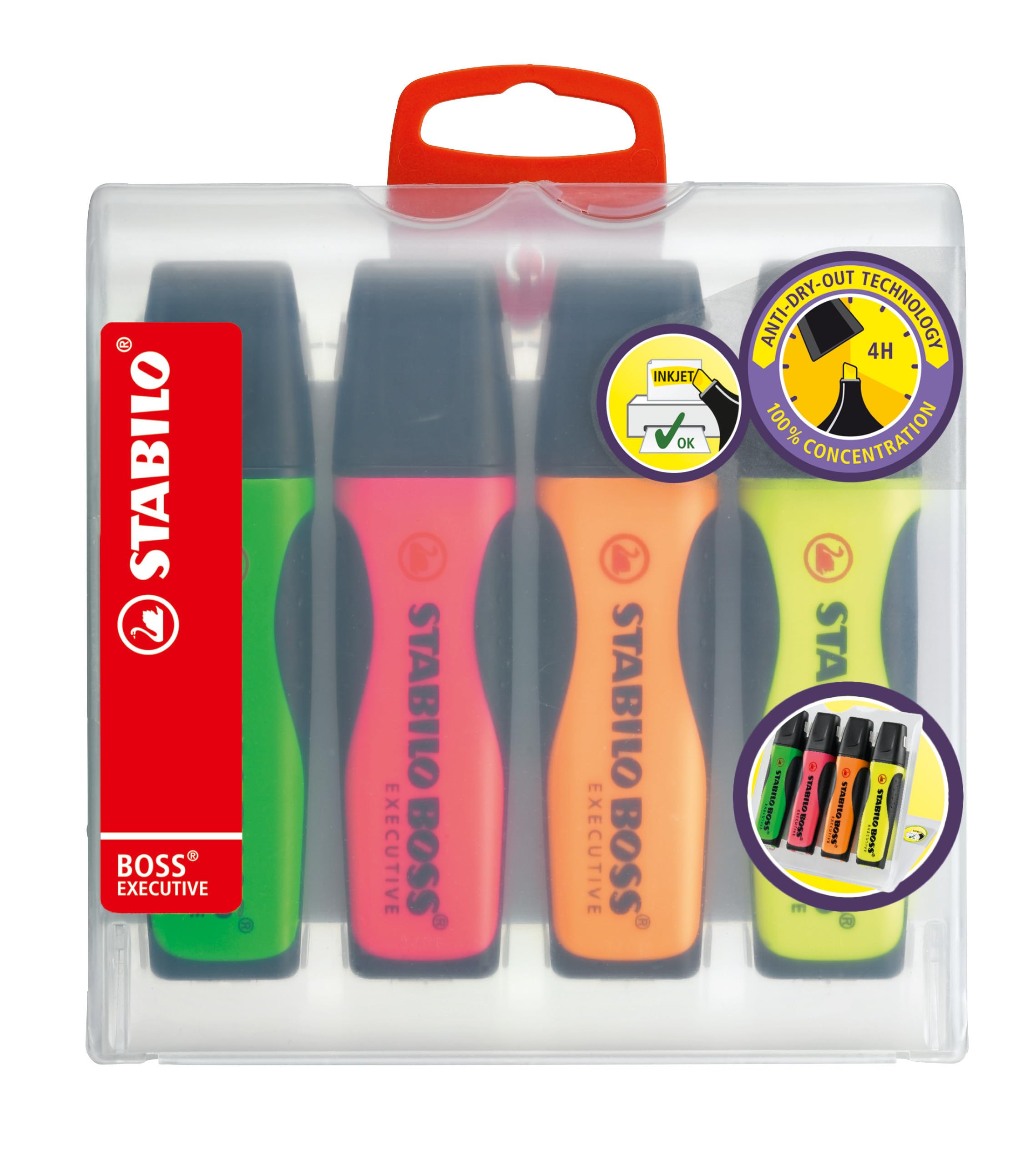 stabilo-boss-executive-premium-textmarker-4er-etui image 2