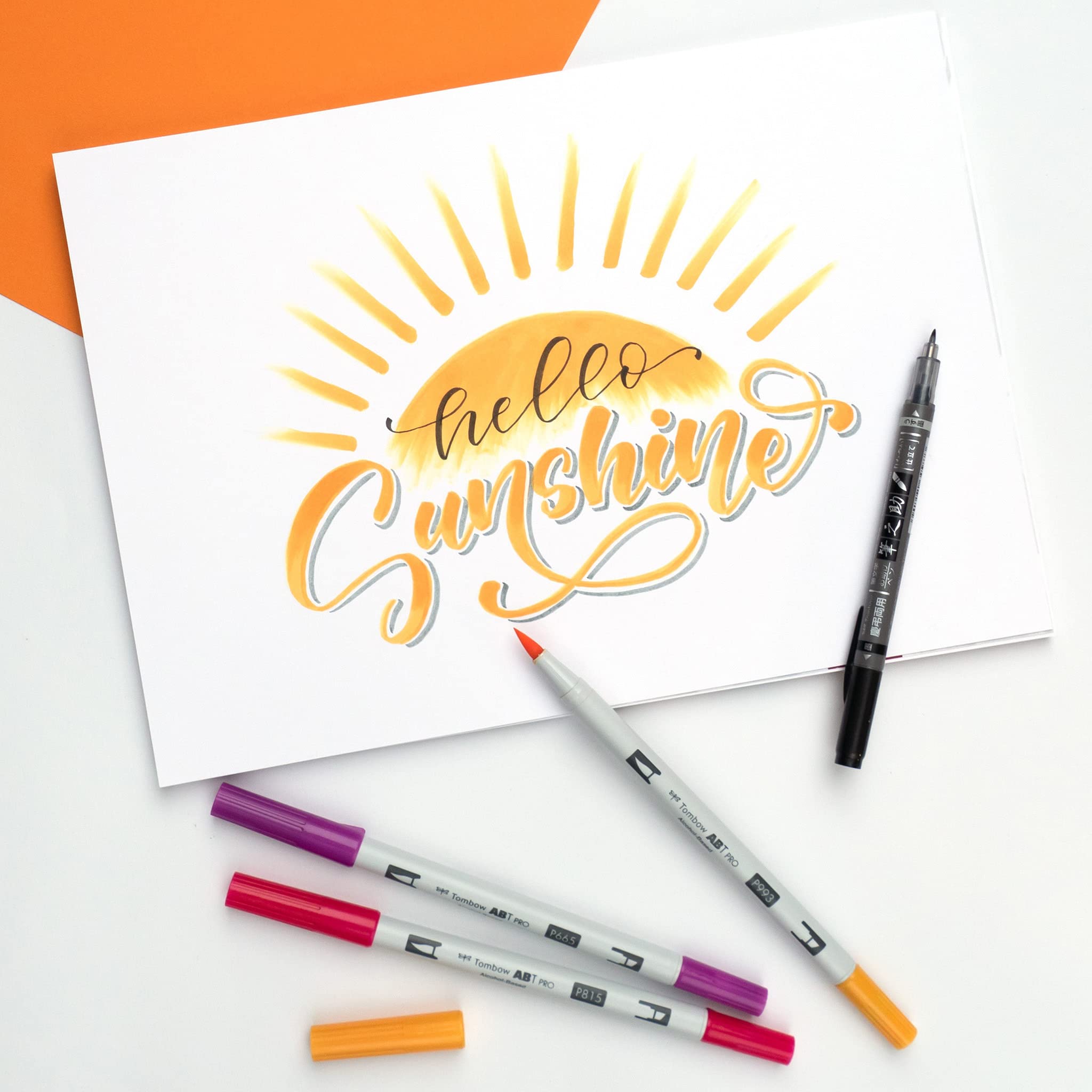 tombow-ls-abtp-sunny-lettering-set-3x-abt-pro-fudenosuke-twin image 5