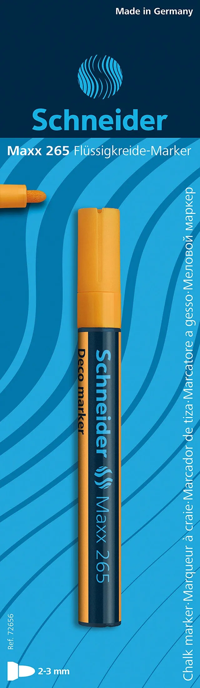 schneider-maxx-265-kreidestift-orange-2-3-mm-rundspitze image 1