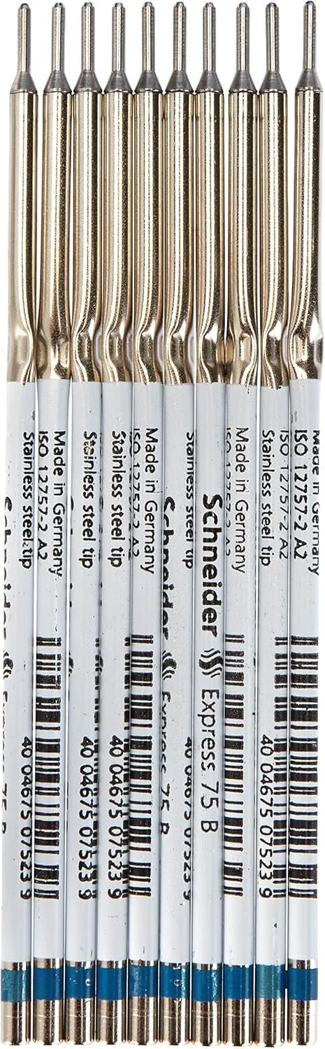 schneider-express-75-b-kugelschreibermine-blau-10er-pack-dokumentenecht image 1