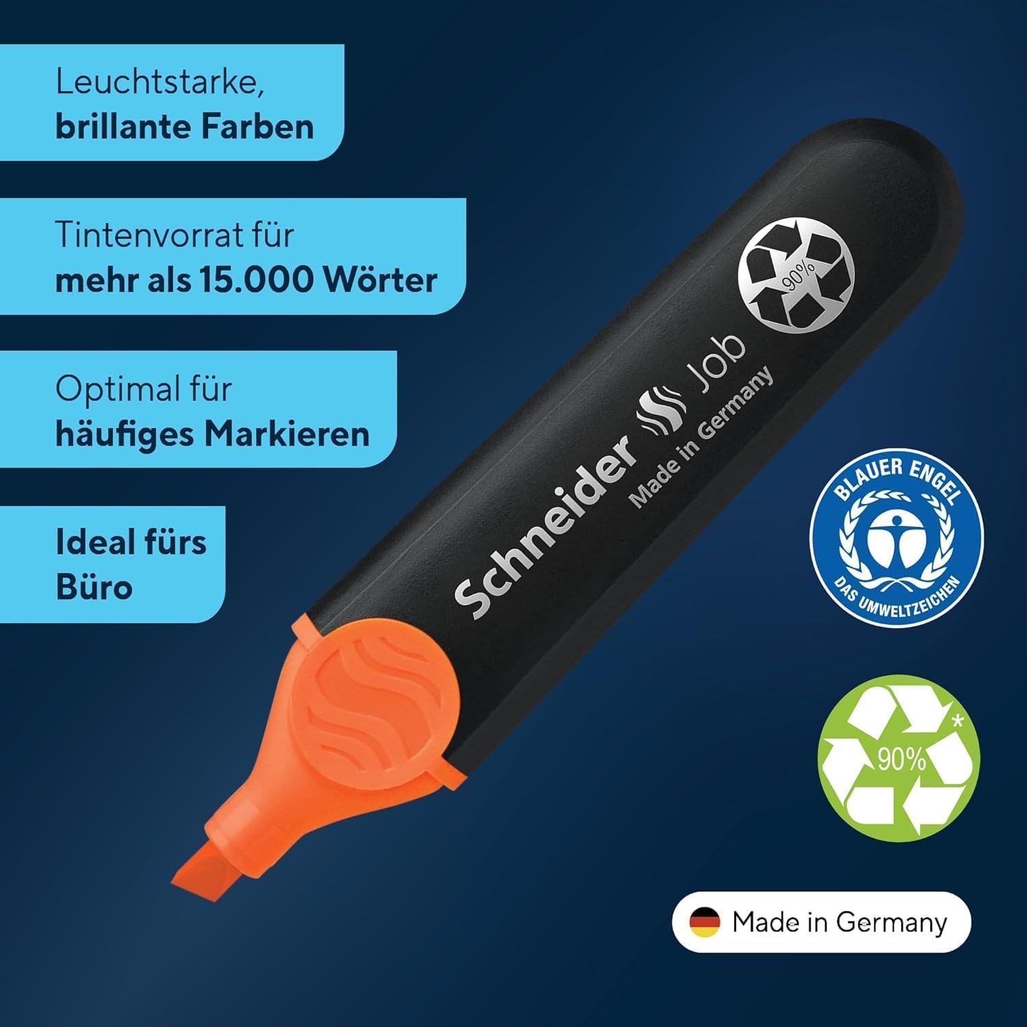 schneider-job-textmarker-set-6er-sunset-pastell-1-5-mm image 3