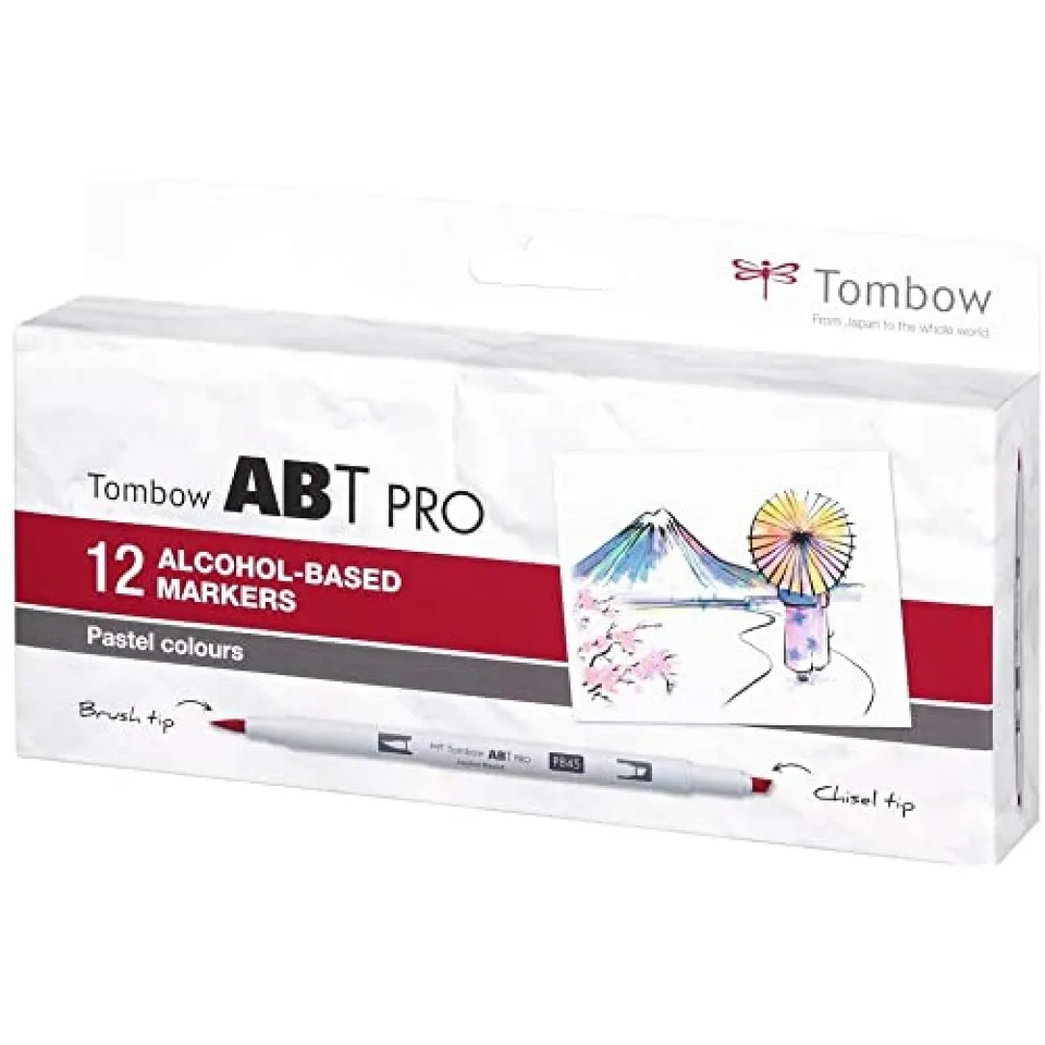 tombow-abt-pro-alkoholmarker-pastel-colors-12er-set image 1