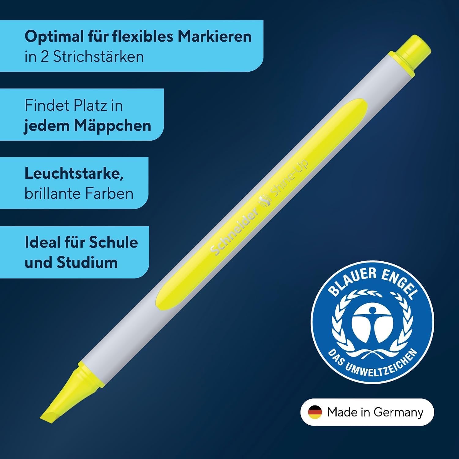schneider-shine-up-textmarker-gelb-10er-pack image 2