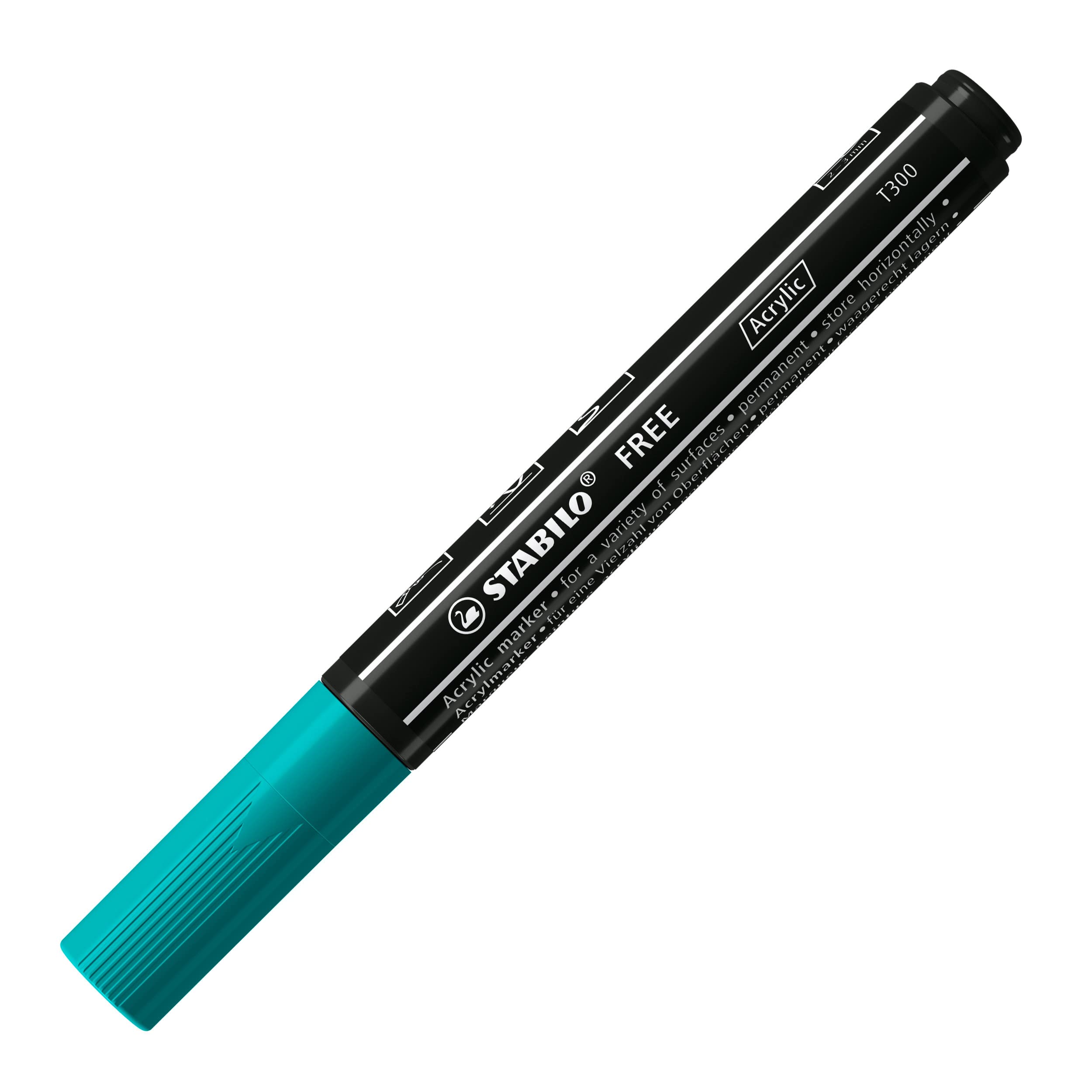 stabilo-free-acrylic-t300-acrylmarker-rundspitze-2-3-mm-schwarz image 7