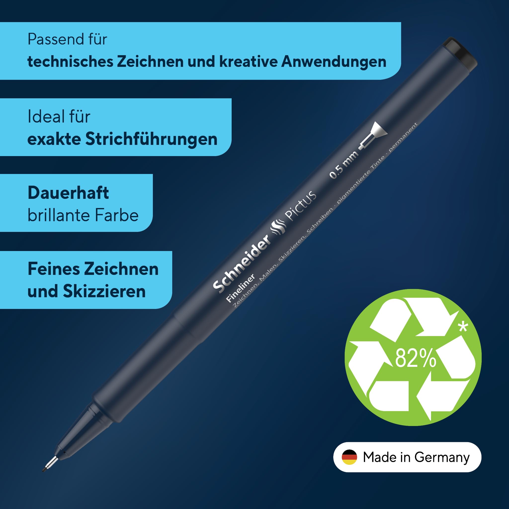 schneider-pictus-fineliner-0-2-0-5-mm-5er-etui-farbig-sortiert image 2