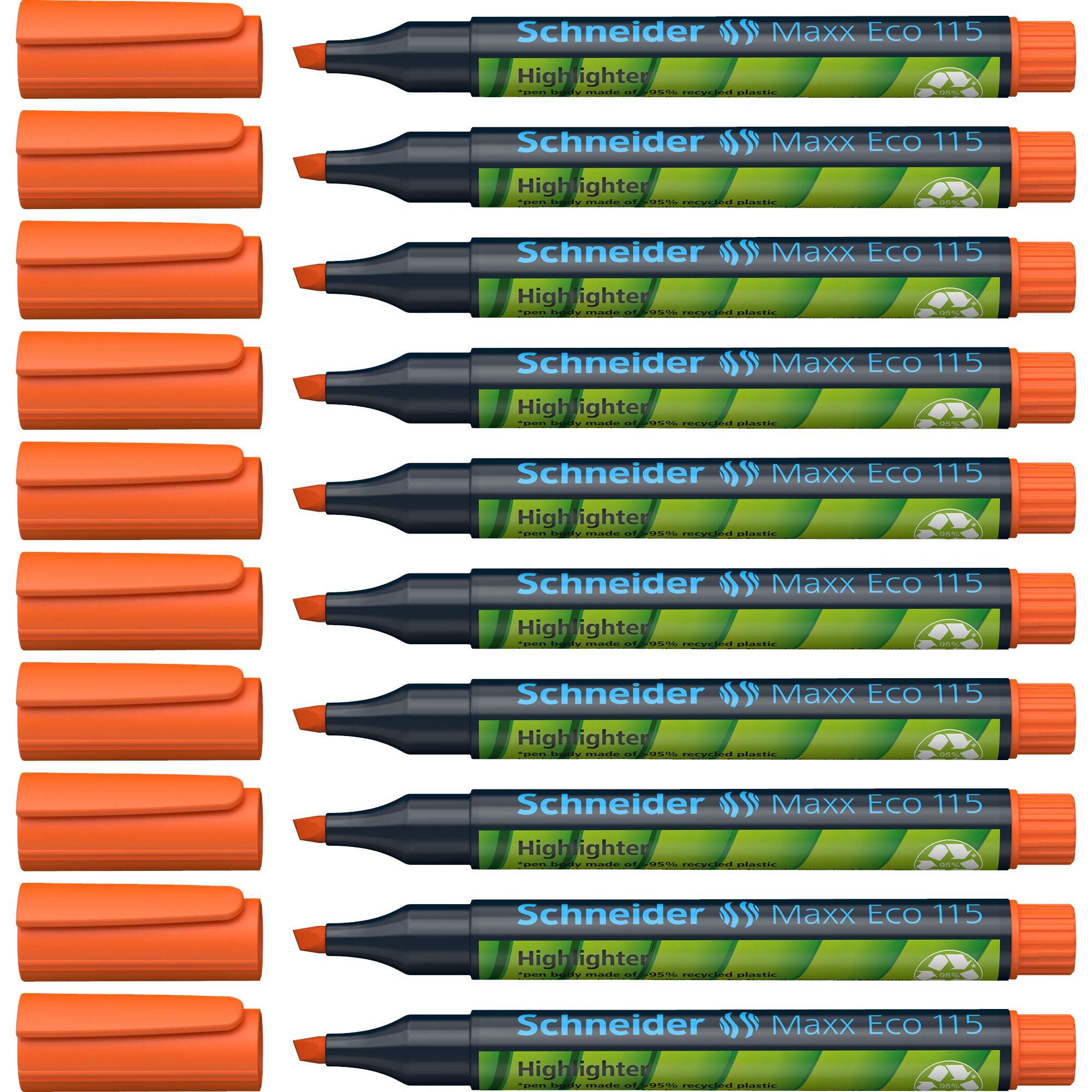 schneider-maxx-eco-115-textmarker-10er-pack-rot-nachf-llbar image 7