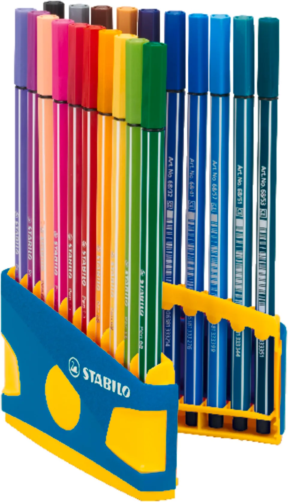 stabilo-pen-68-colorparade-filzstift-20er-tischset-t-rkis-20-farben image 1