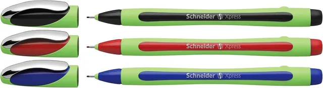 schneider-xpress-fineliner-0-8-mm-3er-etui-schwarz-rot-blau image 1