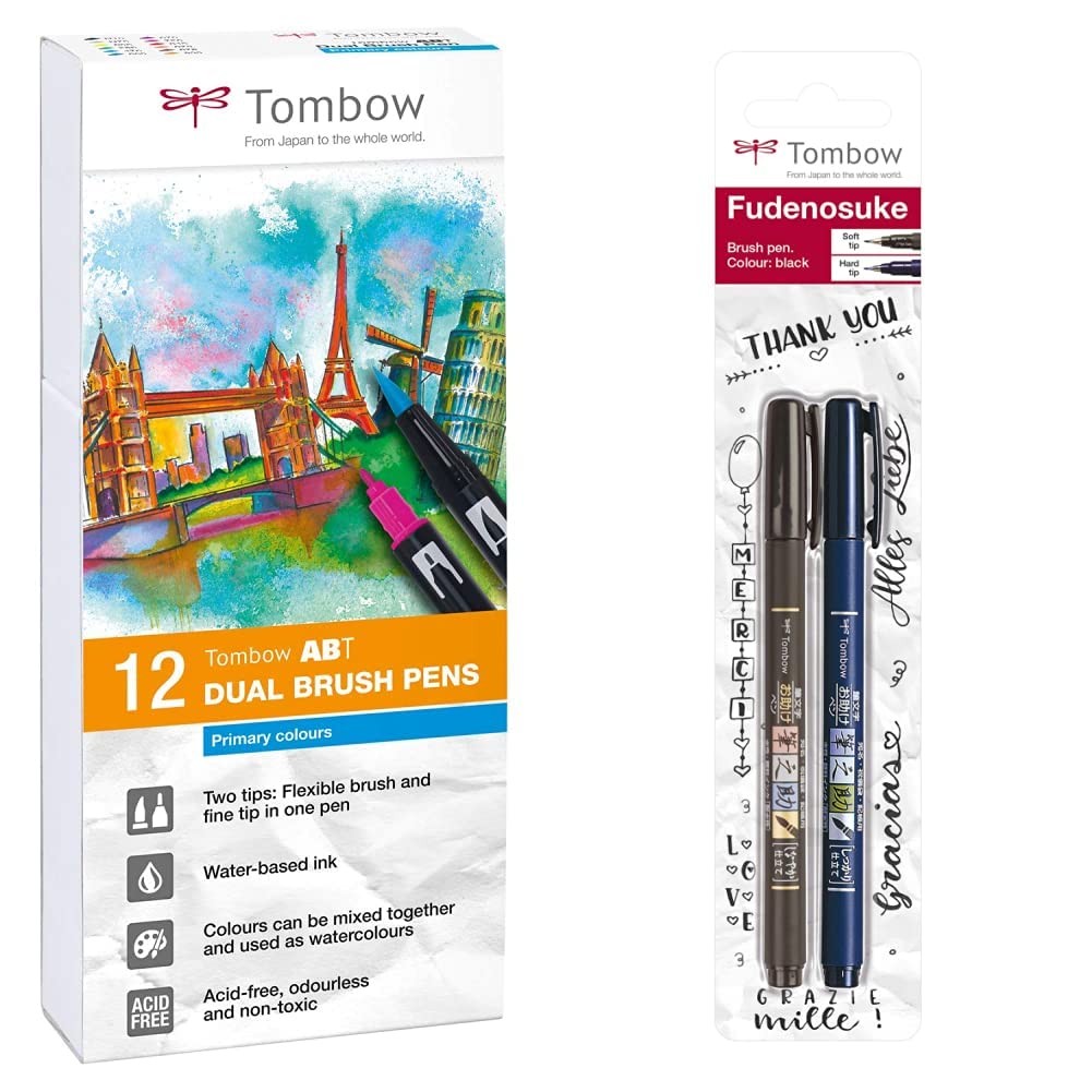 tombow-dual-brush-pen-abt-12er-set-prim-rfarben-mit-pinsel-und-feinspitze image 8