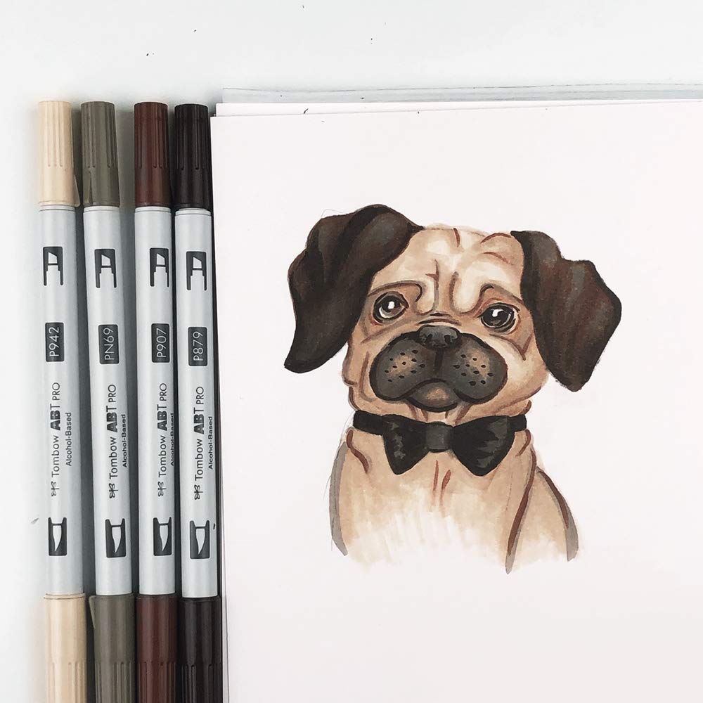 tombow-abt-pro-starter-set-4-marker-bristol-block-a5 image 2