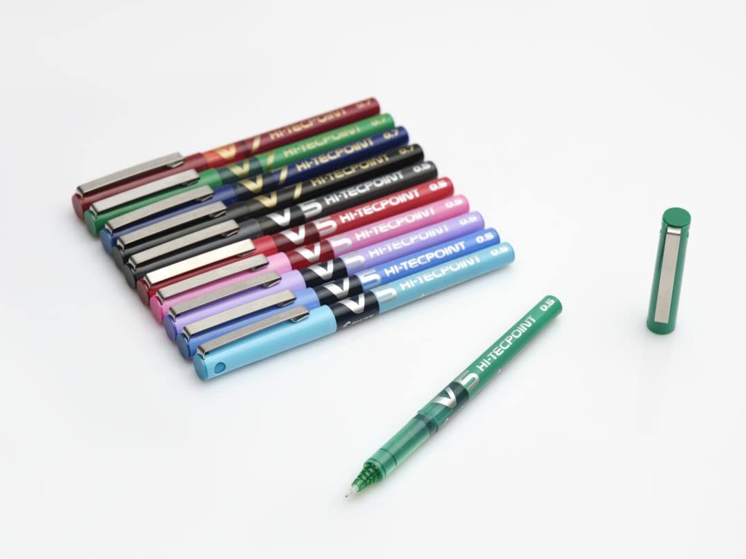 pilot-hi-tecpoint-v7-tintenroller-0-7-mm-4er-set-blau image 8