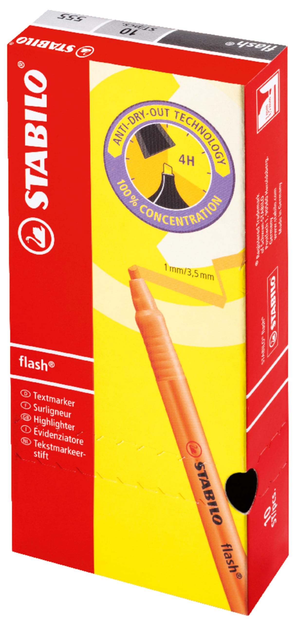 stabilo-flash-taschen-textmarker-2-strichst-rken-1-3-5-mm image 6