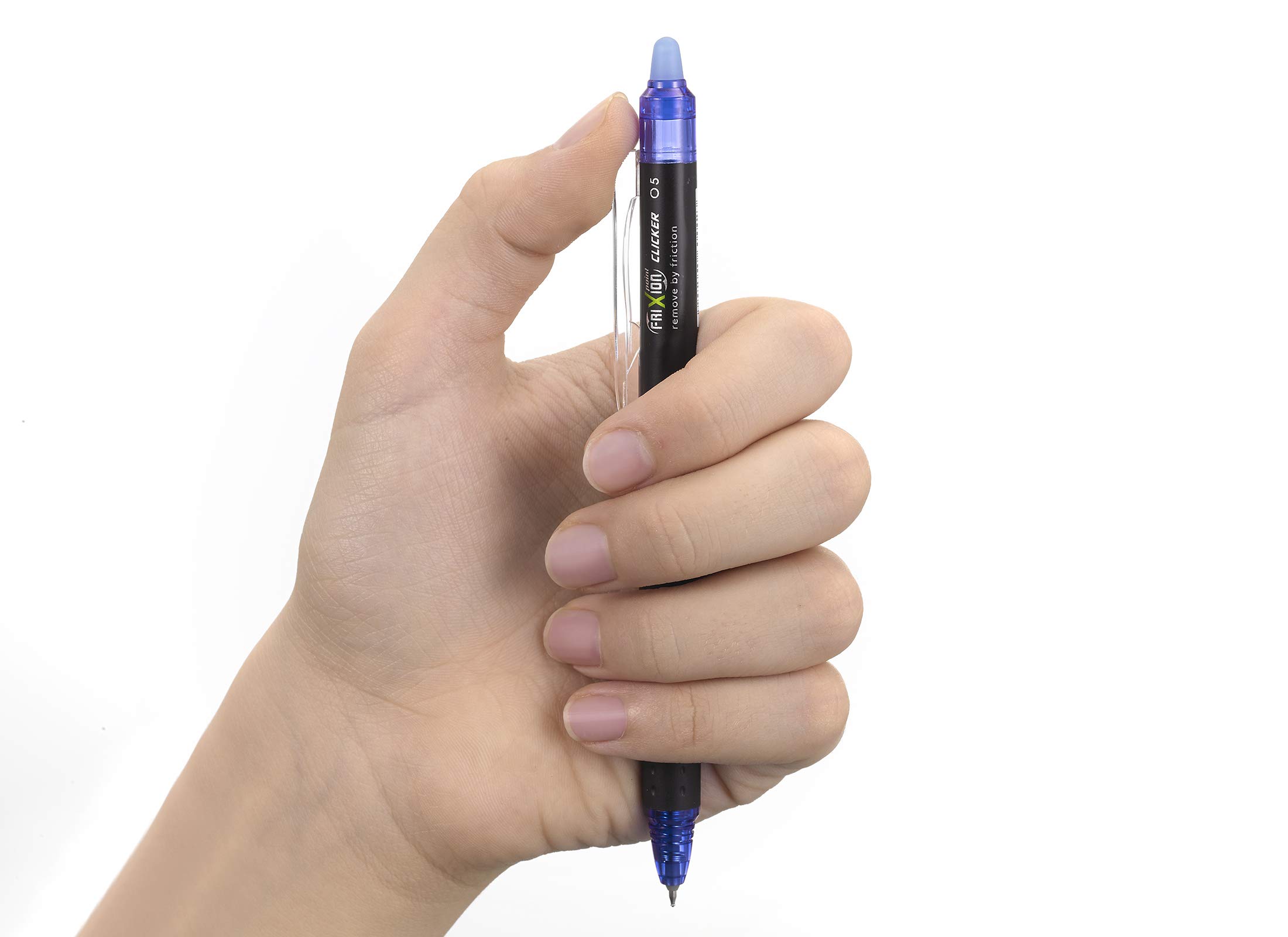 pilot-frixion-point-clicker-0-5-tintenroller-2-blaue-stifte-6-blaue-minen image 5