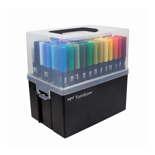 tombow-abt-dual-brush-pen-108er-stiftebox-107-farben-blender image 1