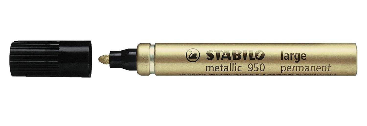 stabilo-metallic-930-permanentmarker-extrafein-gold-einzelstift image 4