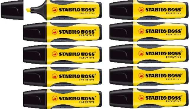 stabilo-boss-executive-premium-textmarker-gelb-10er-pack image 1