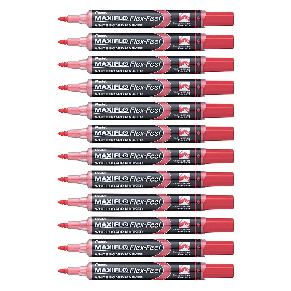 pentel-maxiflo-flex-feel-whiteboard-marker-mwl5sbf-ax-schwarz image 7
