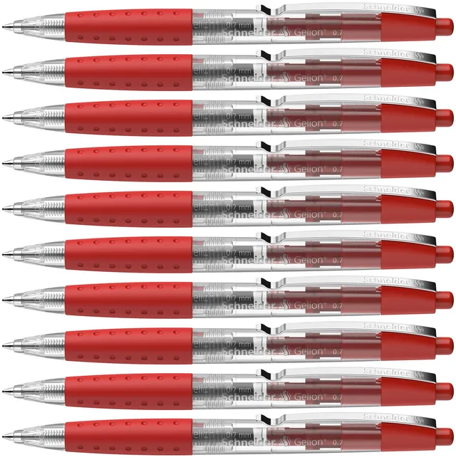 schneider-gelion-plus-gelschreiber-f-10er-pack-rot image 1
