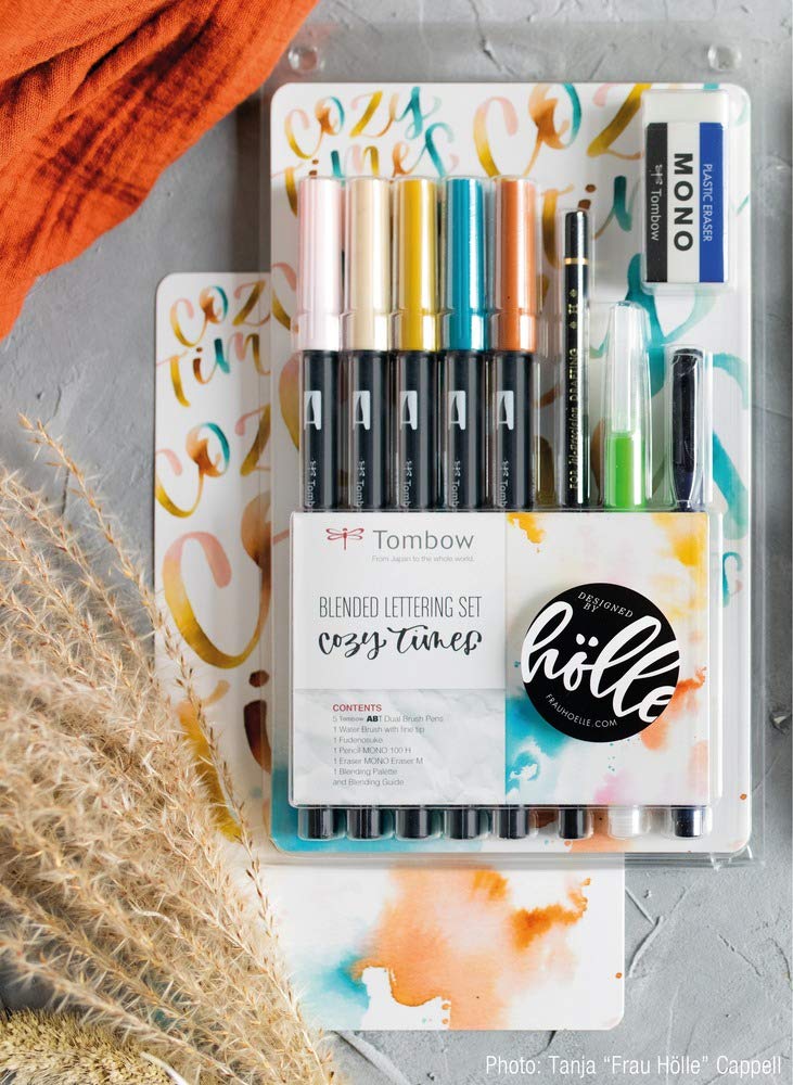 tombow-bs-fh1-blended-lettering-set-cozy-times-mit-5-abt-dual-brush-pens image 2