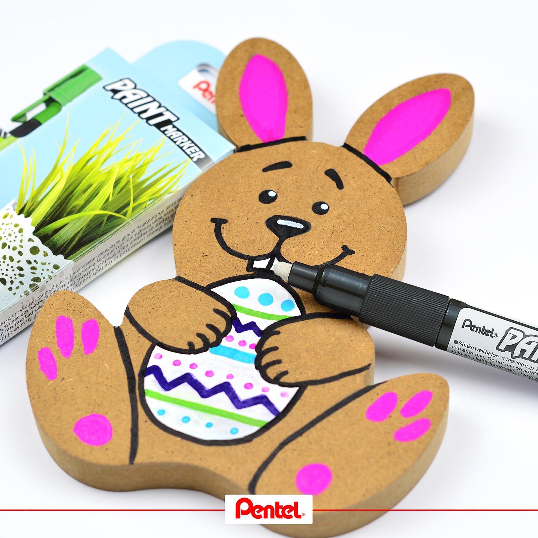 pentel-paint-marker-mmp20-2-0-mm-lackmarker-4er-set image 4