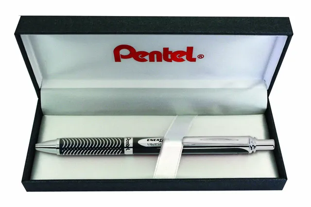 pentel-energel-sterling-bl407a-box-liquid-gel-roller-0-35-mm-schwarz image 1