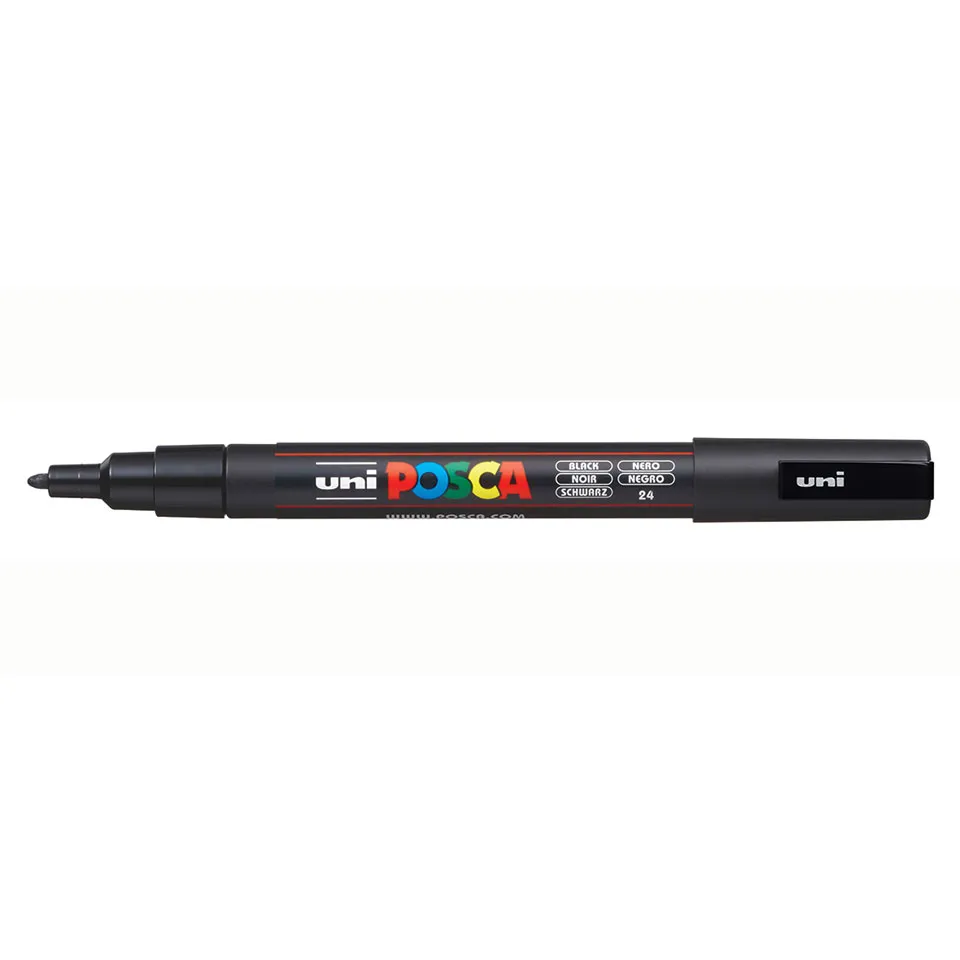 uni-ball-uni-posca-acryl-farbmarker-fein-pc-3m image 1