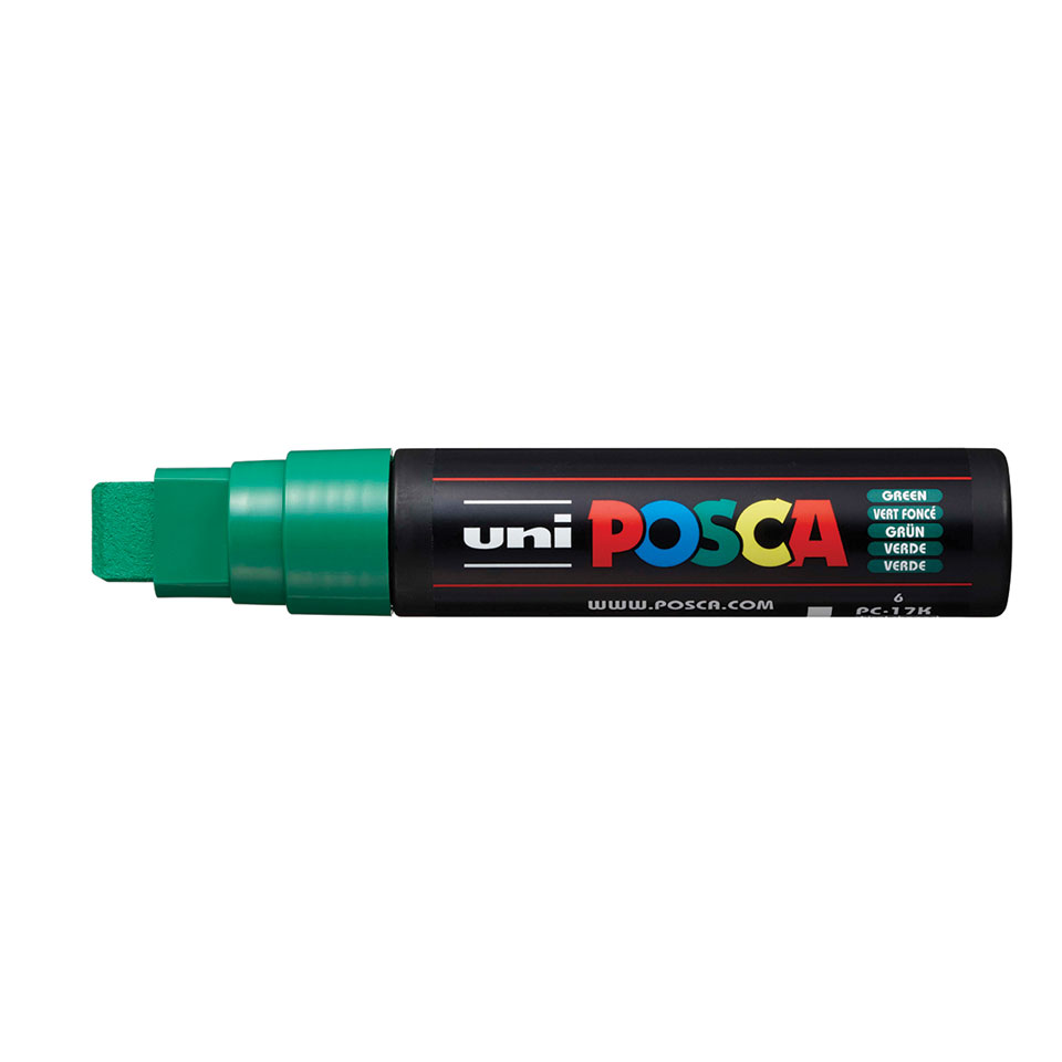 uni-ball-posca-acryl-farbmarker-rechteckspitze-extrabreit-pc-17k image 2