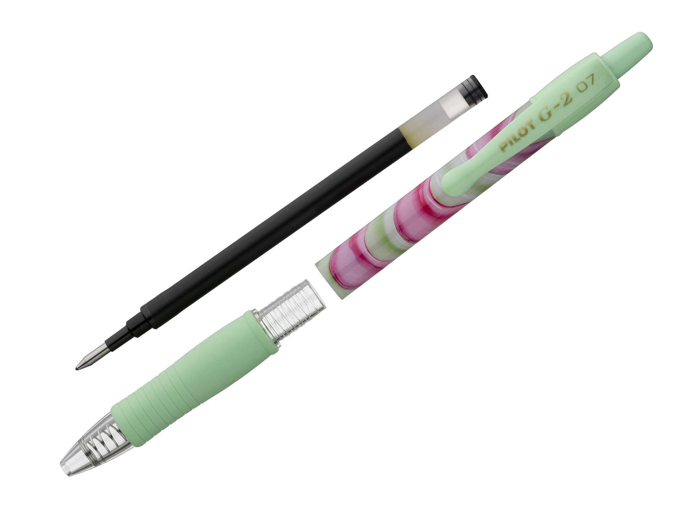 pilot-g-2-flow-gelstift-0-7-limitiert-gelb-gr-n-2-stifte-2-nachf-llungen-schwarz image 4