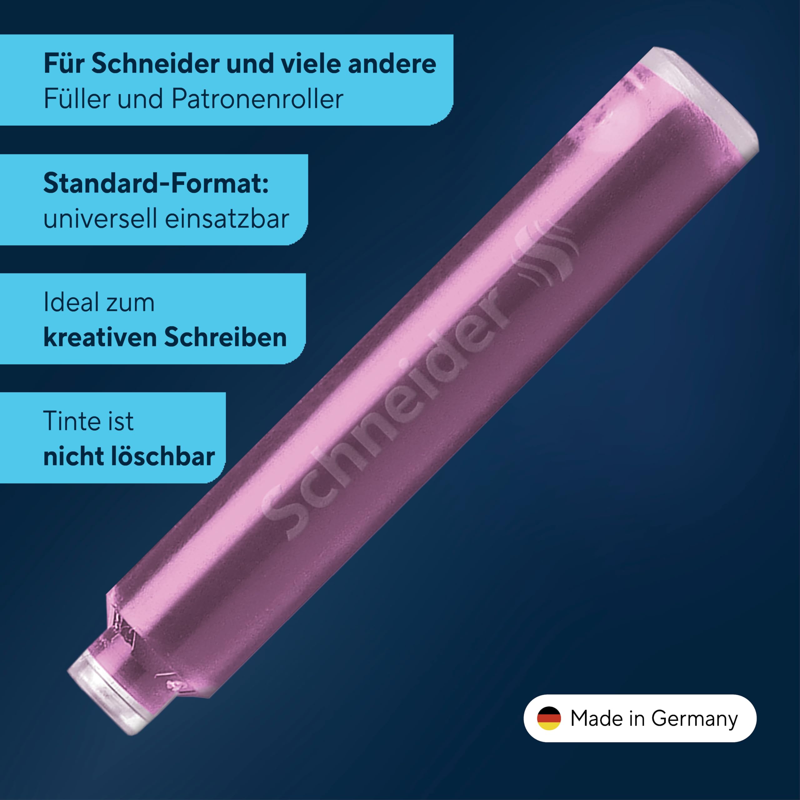 schneider-pastell-tintenpatronen-lilac-6-st-ck-standard image 2