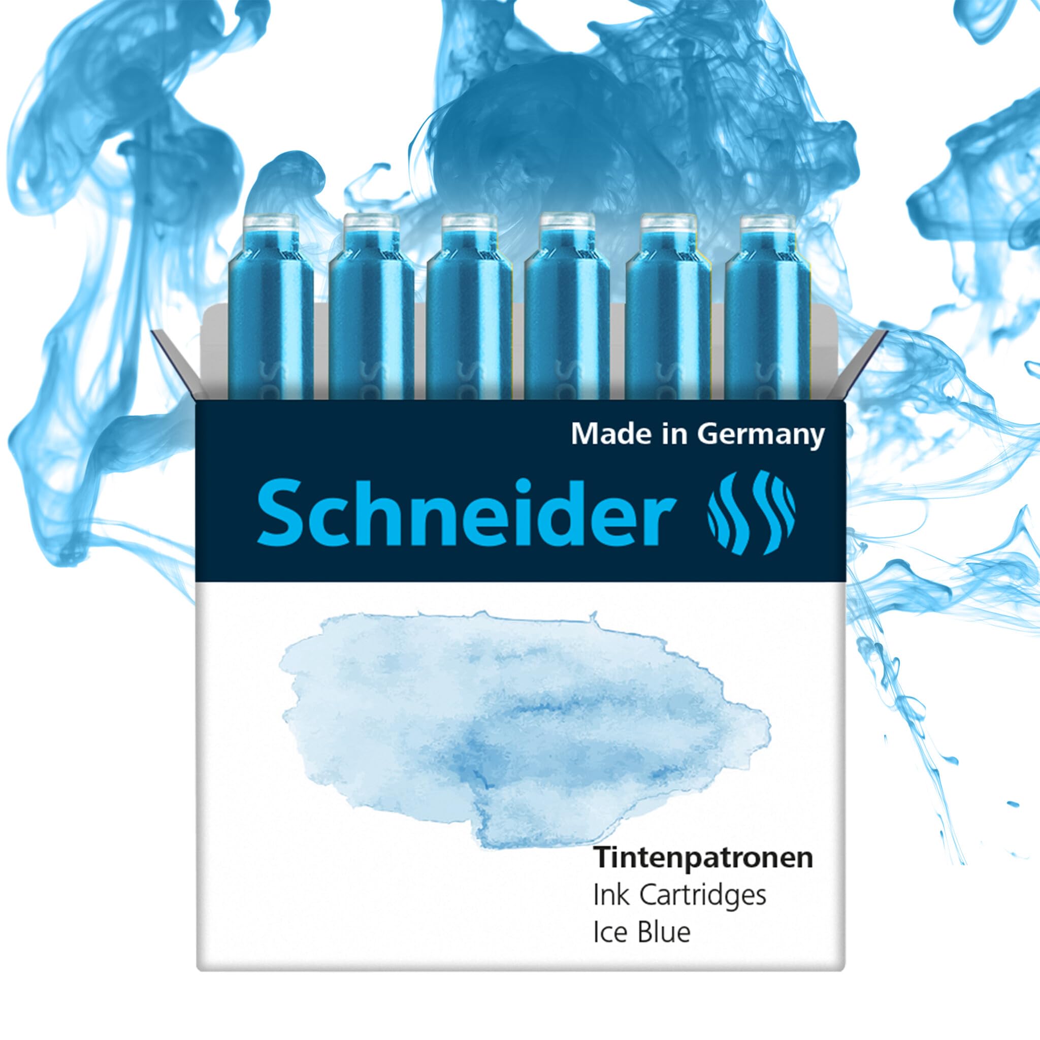 schneider-pastell-tintenpatronen-ice-blue-6-st-ck-standard image 1