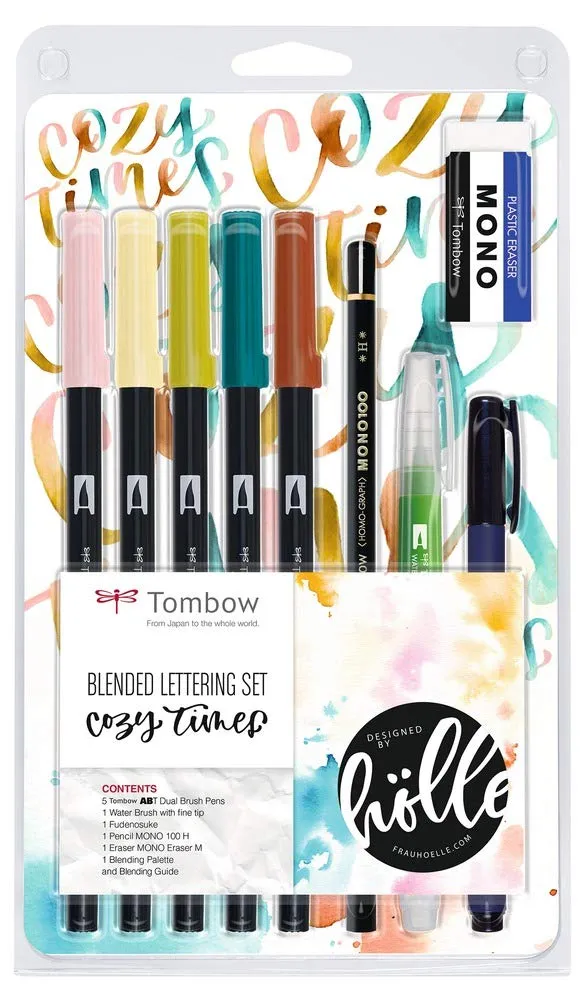 tombow-bs-fh1-blended-lettering-set-cozy-times-mit-5-abt-dual-brush-pens image 1