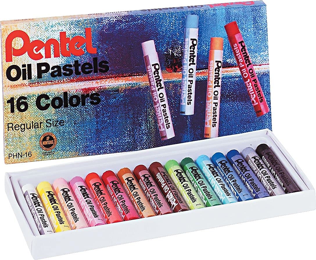 pentel-lpastell-set-16-st-ck-lichtbest-ndige-lkreide image 4