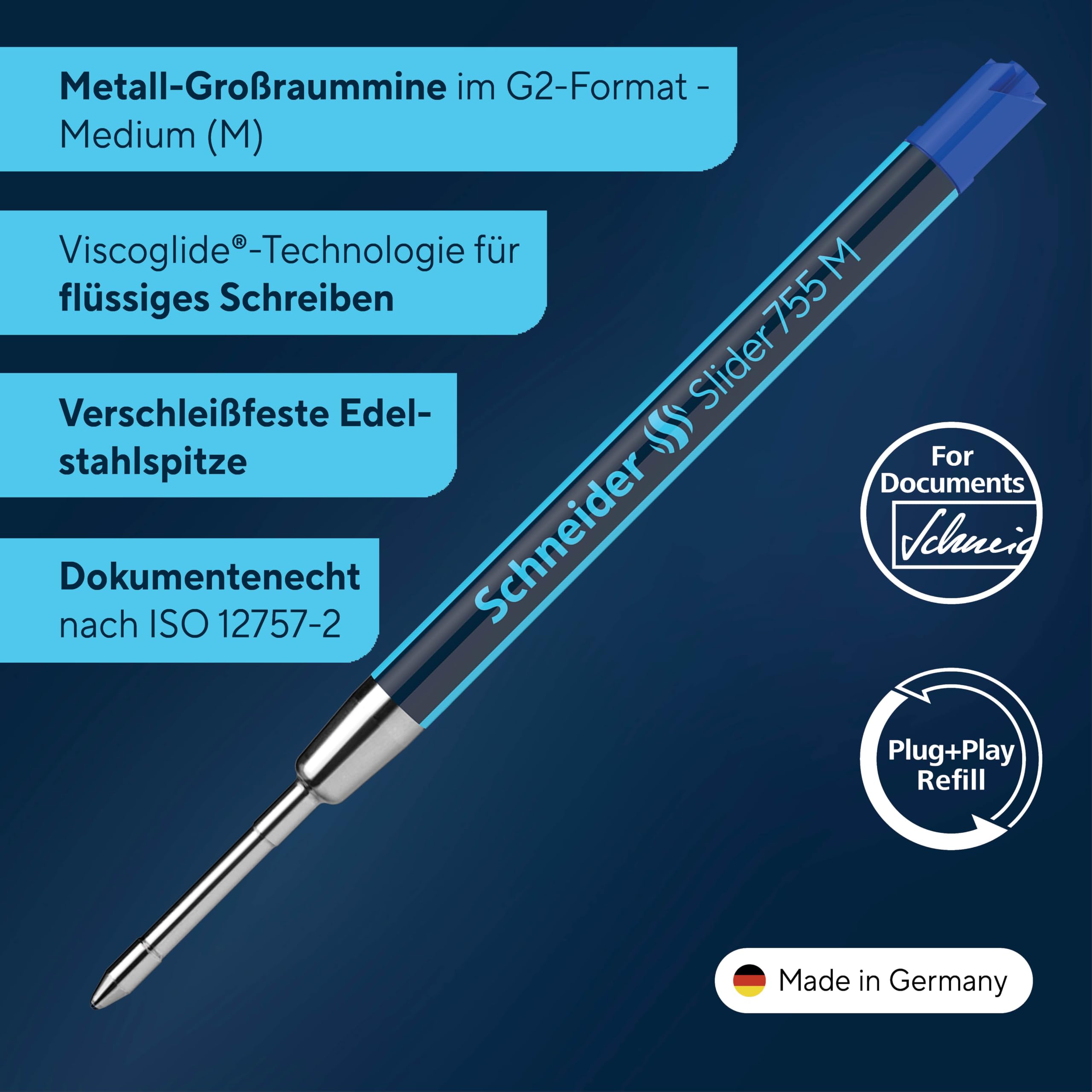 schneider-slider-755-ersatzmine-g2-blau-10er-pack image 2