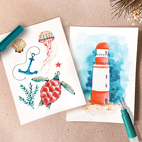 tombow-abt-dual-brush-pen-watercoloring-set-seaside-wcs-sea-24-teilig image 5