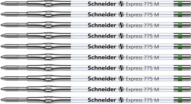 schneider-express-775-m-kugelschreibermine-dokumentenecht-10er-pack-gr-n image 1