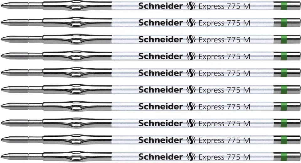 schneider-express-775-m-kugelschreibermine-dokumentenecht-10er-pack-gr-n image 1