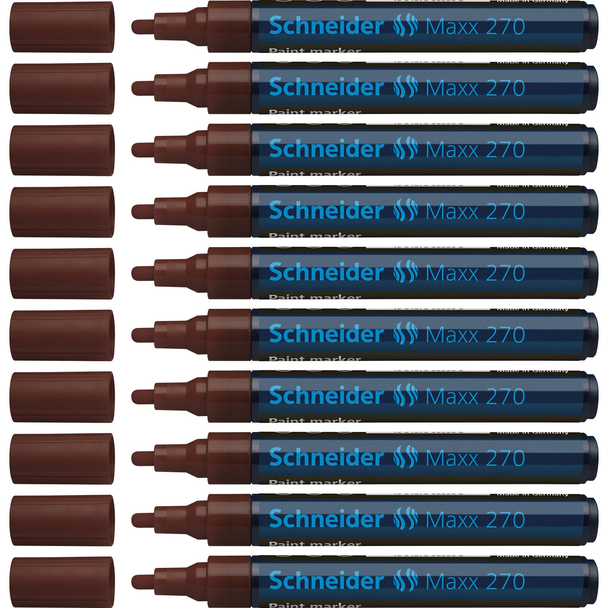 schneider-maxx-270-lackmarker-rot-1-3-mm-rundspitze-10er-pack image 8