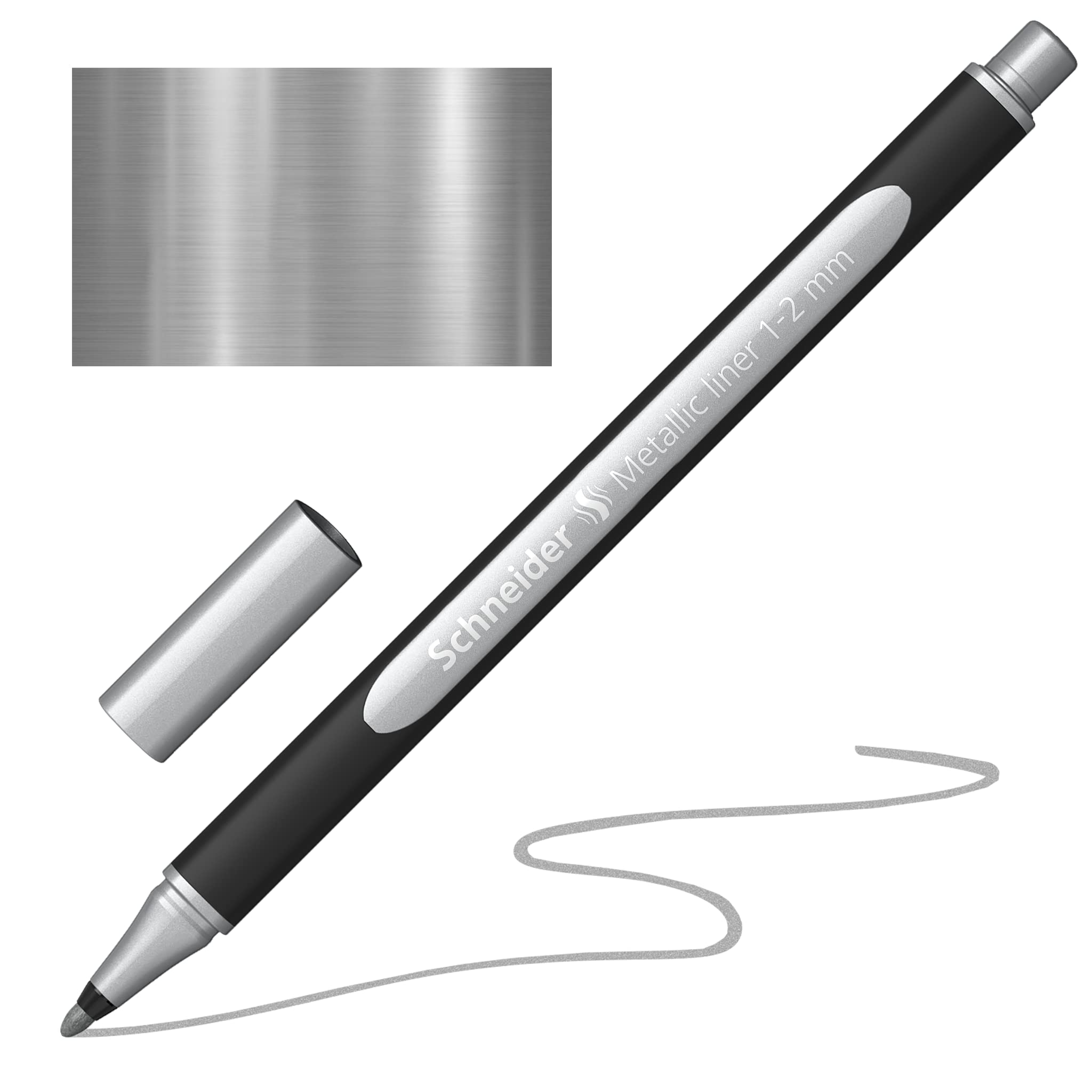 schneider-paint-it-metallicliner-020-fasermaler-1-2-mm-silber-metallic-10er-pack image 2