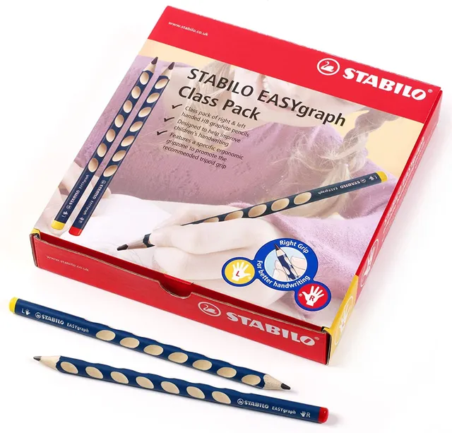 stabilo-easygraph-ergonomischer-dreikant-bleistift-hb-linksh-nder-rechtsh-nder image 1