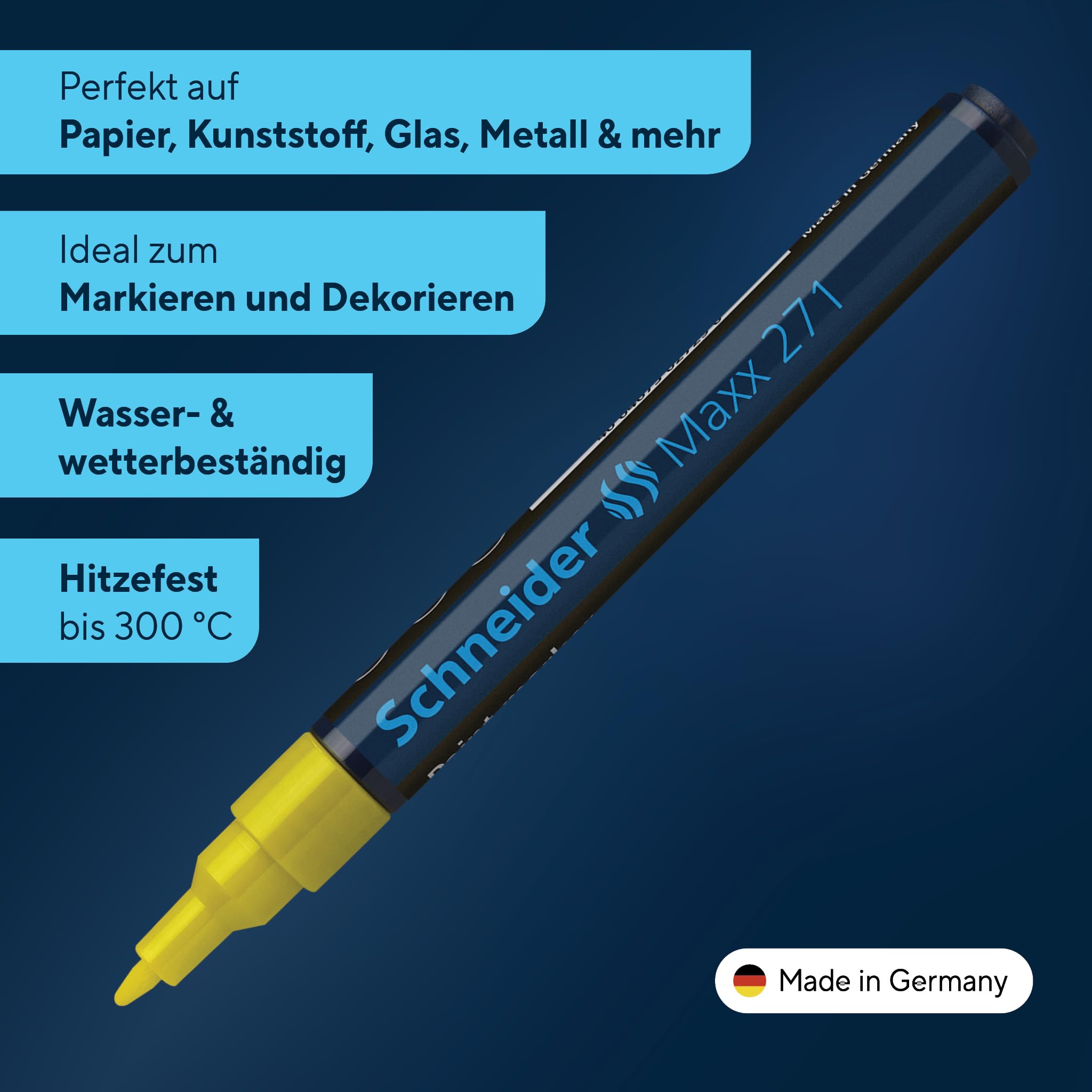 schneider-maxx-271-paint-marker-rundspitze-1-2-mm-gelb-10er-packung image 2