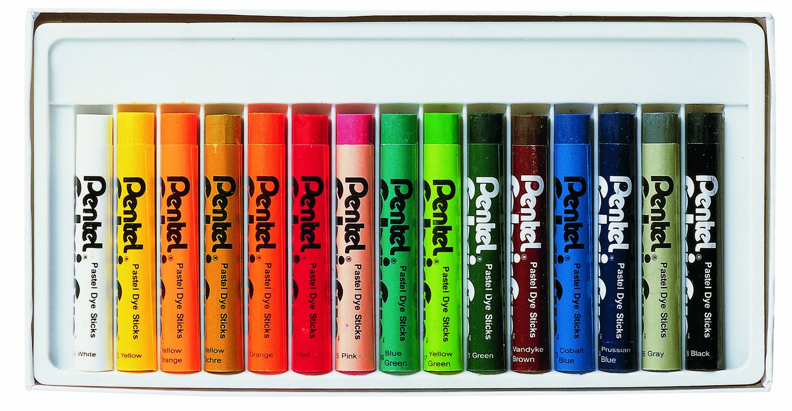 pentel-fabric-fun-pts-15-stoffmalkreide-15er-etui image 5